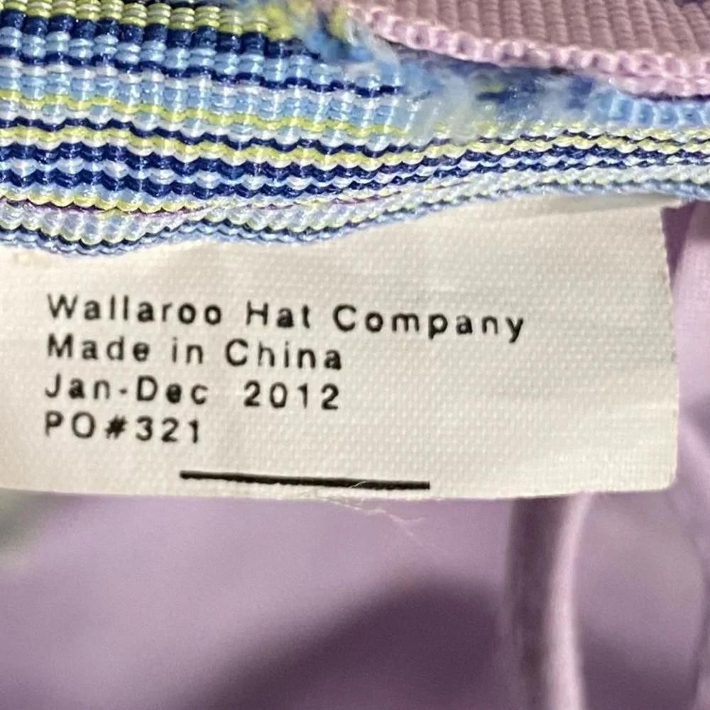 Wallaroo Kids Multicolor Striped Petite Nantucket Sun Hat Drawstring Adjustable